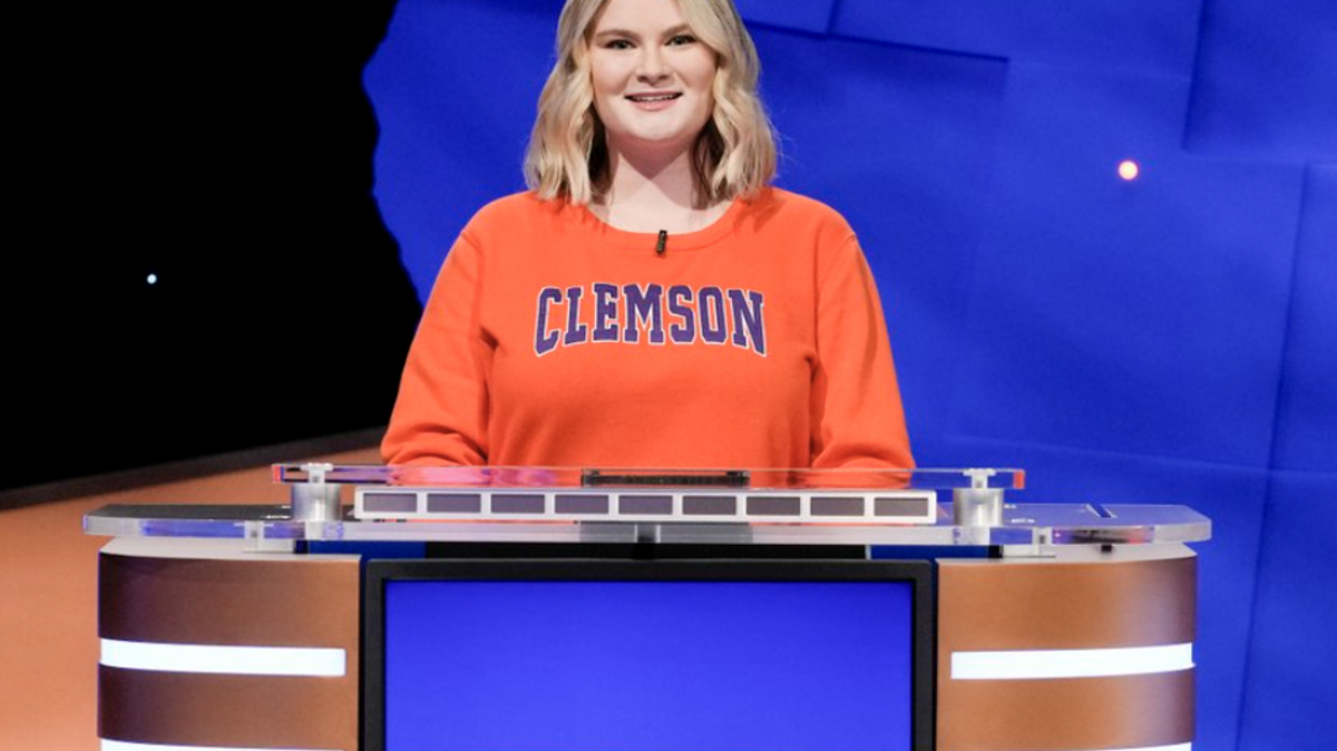 Clemson student Pauline Bisaccio appeared on college Jeopardy.