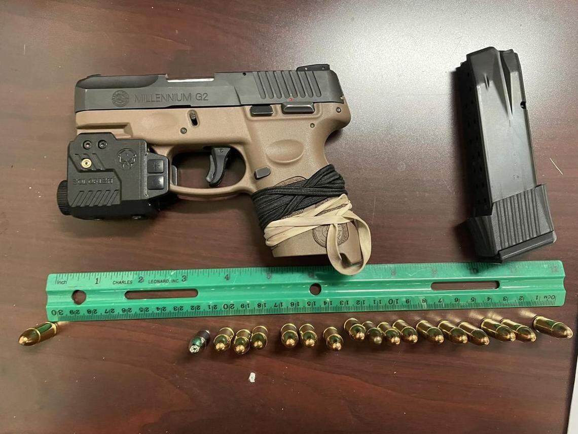 A student brought a gun and ammunition to school, the Richland County Sheriff’s Department said.