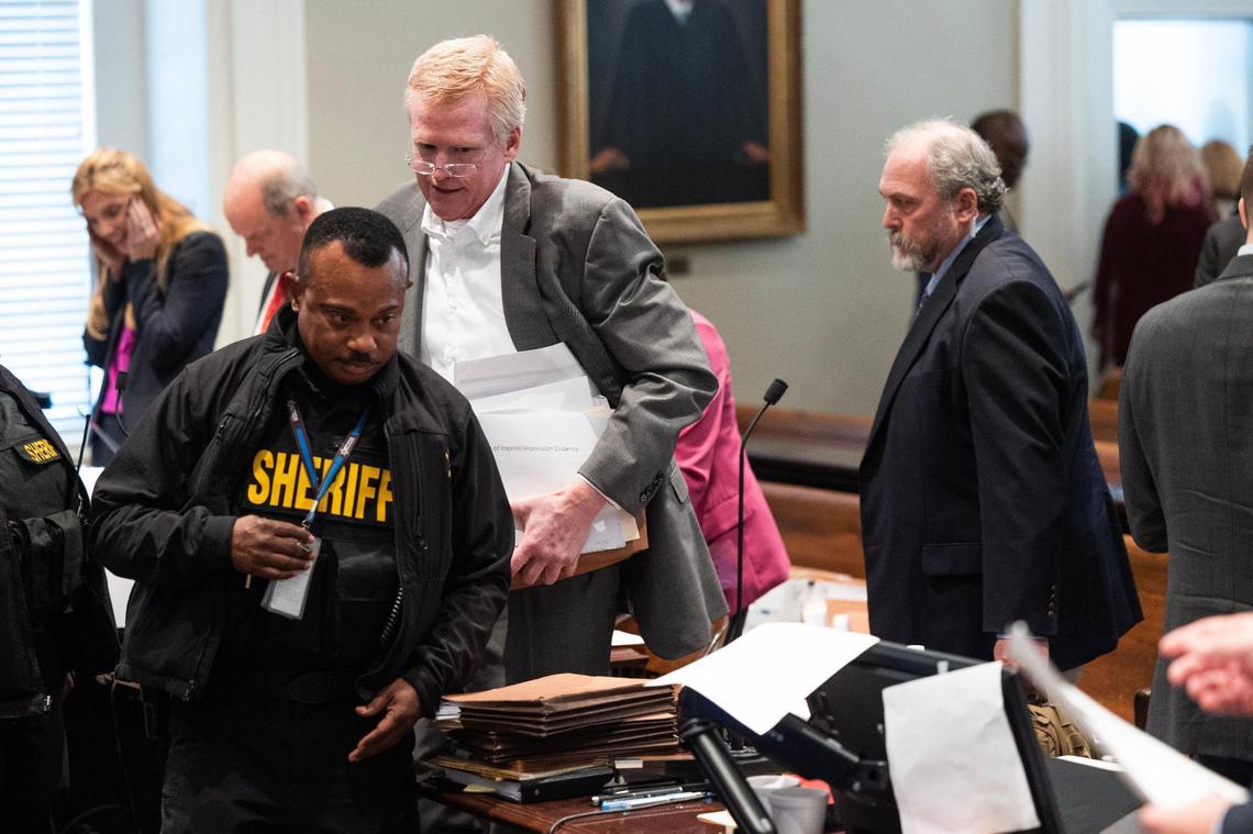 Alex Murdaugh’s trial for murder at the Colleton County Courthouse on Wedneday, February 22, 2023. Joshua Boucher/The State/Pool
