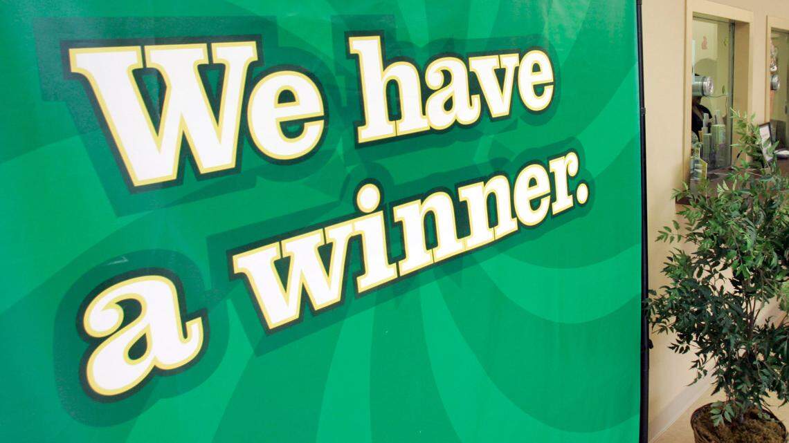 The moment she realized how much she won, the woman rolled up her car windows.