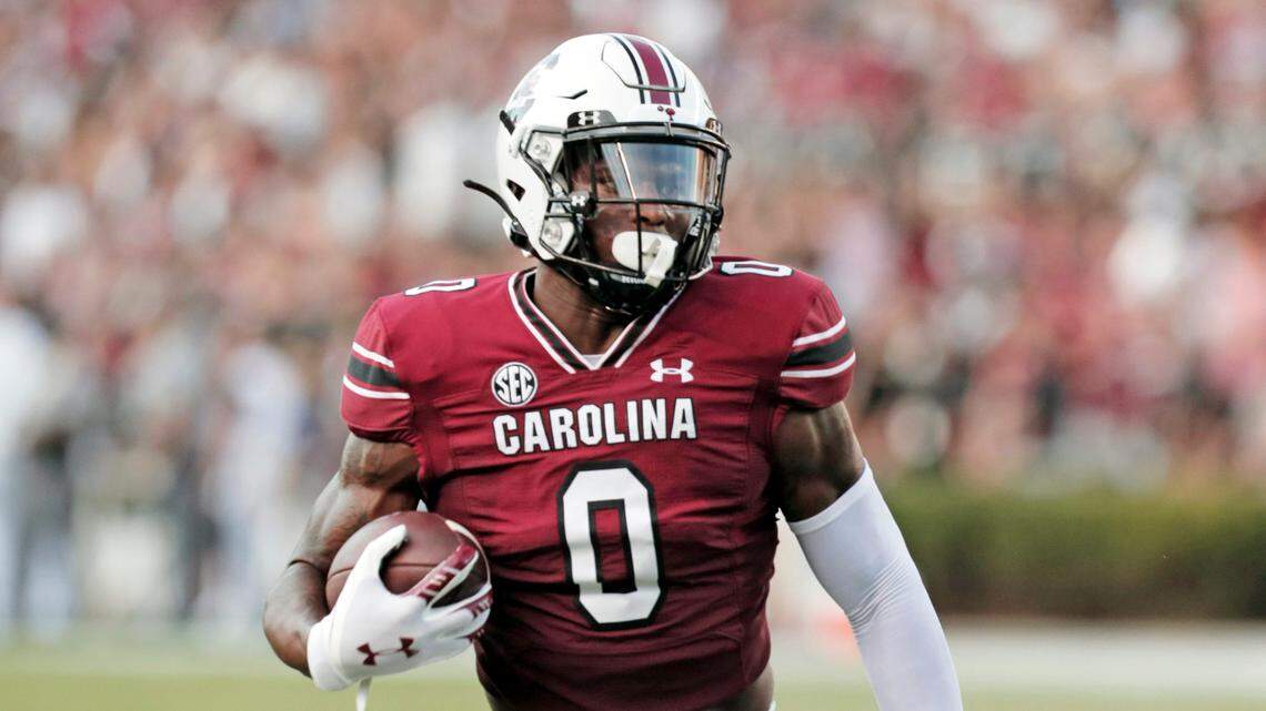 South Carolina’s Jaheim Bell (0) is now considered a “wide back” with the Gamecocks.