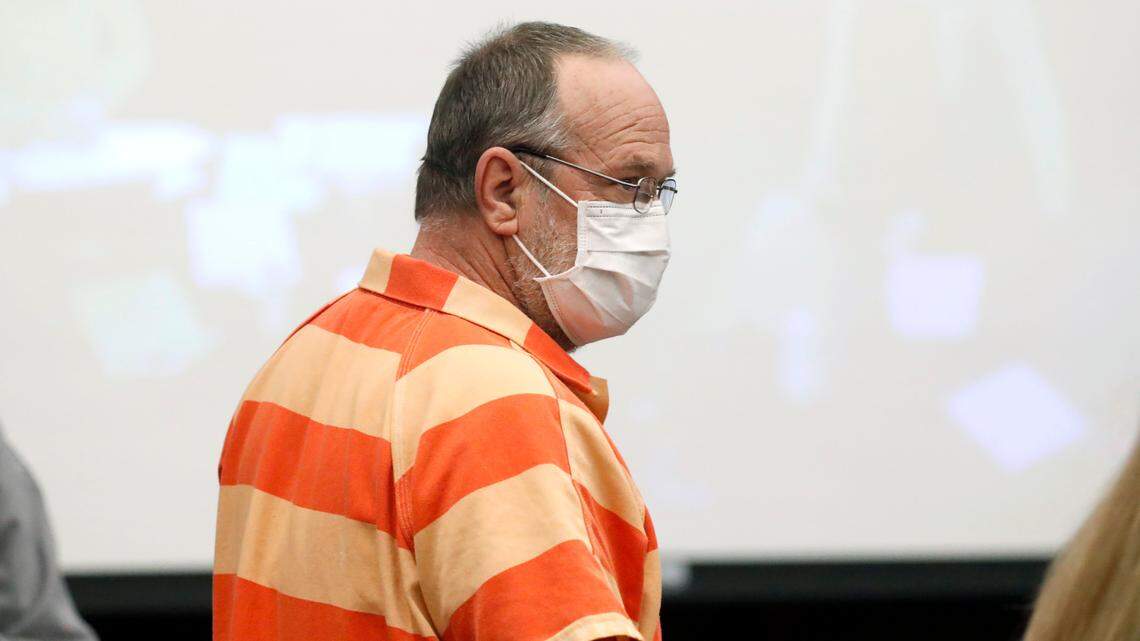 Thomas Eric McDowell, 61, makes his first appearance at the Wake County Courthouse in Raleigh, N.C., Friday, January 7, 2022.