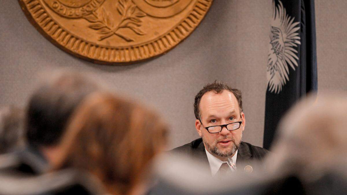 Rep. Bruce Bannister during a House Ways and Means Full Committee meeting in Columbia, S.C. on Tuesday, Feb. 21, 2023. (Travis Bell/STATEHOUSE CAROLINA)