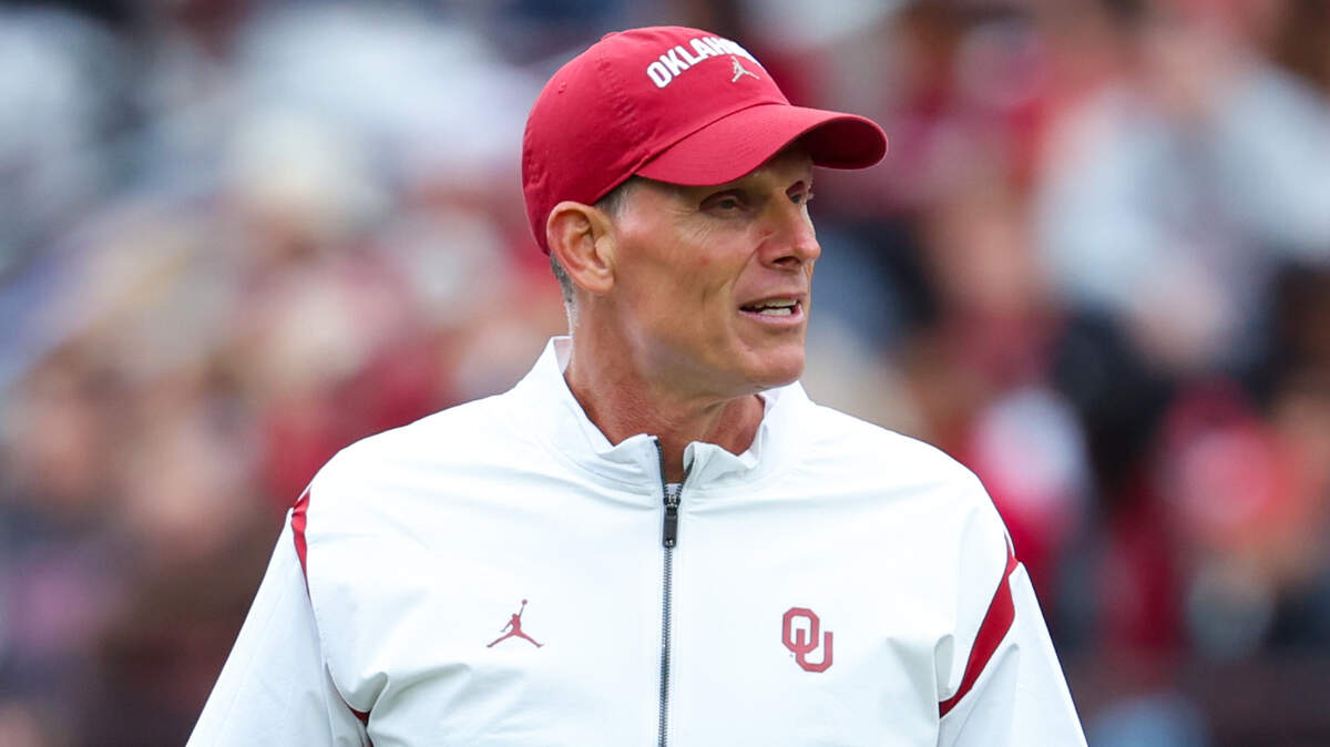 Apr 20, 2024; Norman, OK, USA; Oklahoma Sooners head coach Brent Venables before the Oklahoma Sooners spring game at Gaylord Family OK Memorial Stadium. Mandatory Credit: Kevin Jairaj-USA TODAY Sports