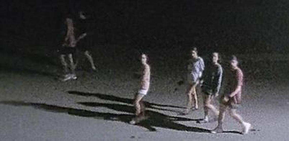 Investigators are searching for at least six persons of interest who were seen in the area of the Babcock Building and Bull Street at the time of the fire, the Columbia Police Department said.