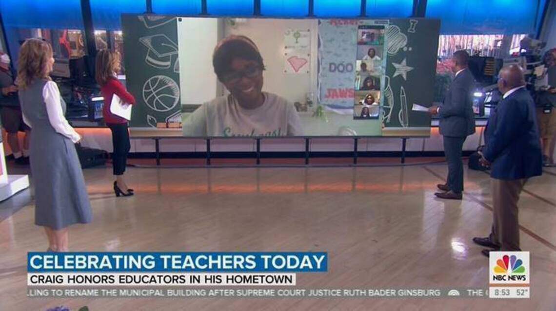 Richland County teacher honored on ‘Today’ show for her efforts in COVID-19 pandemic