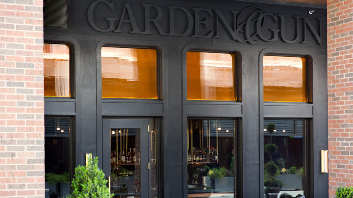 Charleston's Garden & Gun magazine just opened a restaurant in this city