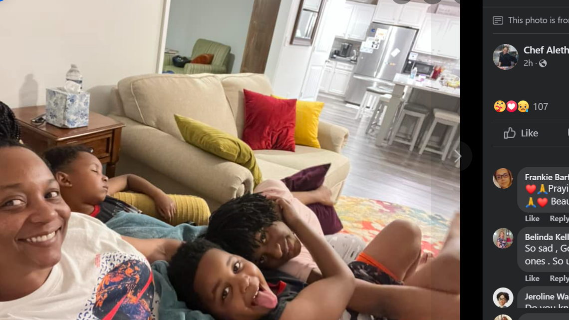 Aletha Holliday shared photos on Facebook of her three children, Ava, Aason and Aayden, who were killed by their father and step-father in a murder-suicide in Sumter, S.C., on Tuesday, March 21, 2023.