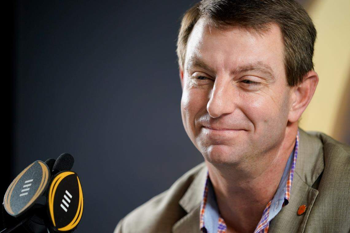 Dabo Swinney and Clemson will face Notre Dame the first week of November.
