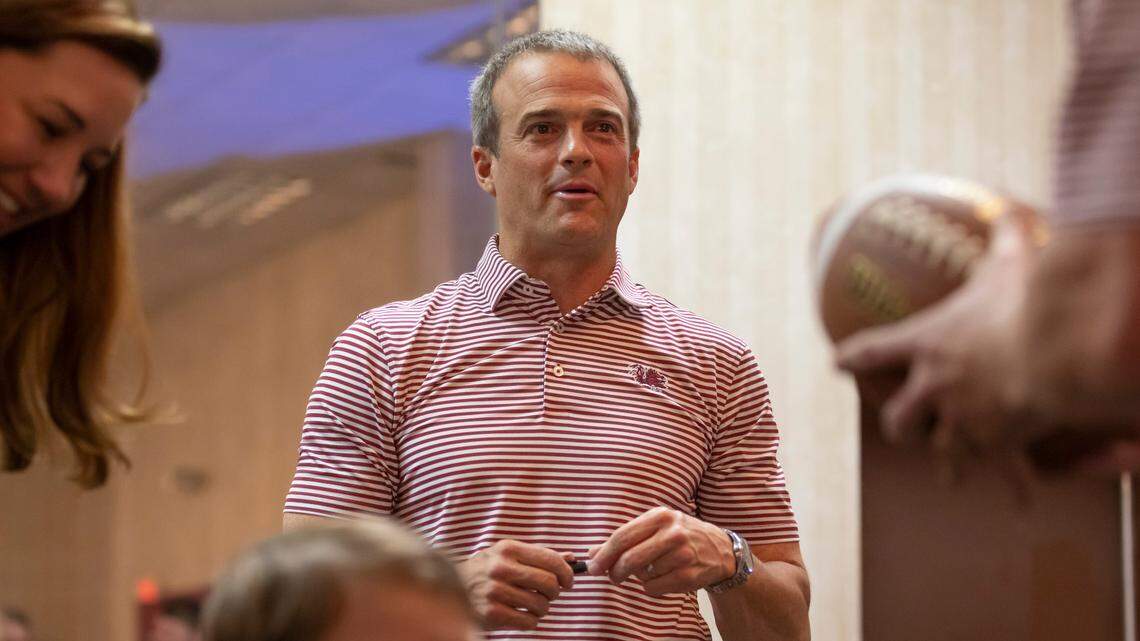 Football head coach Shane Beamer