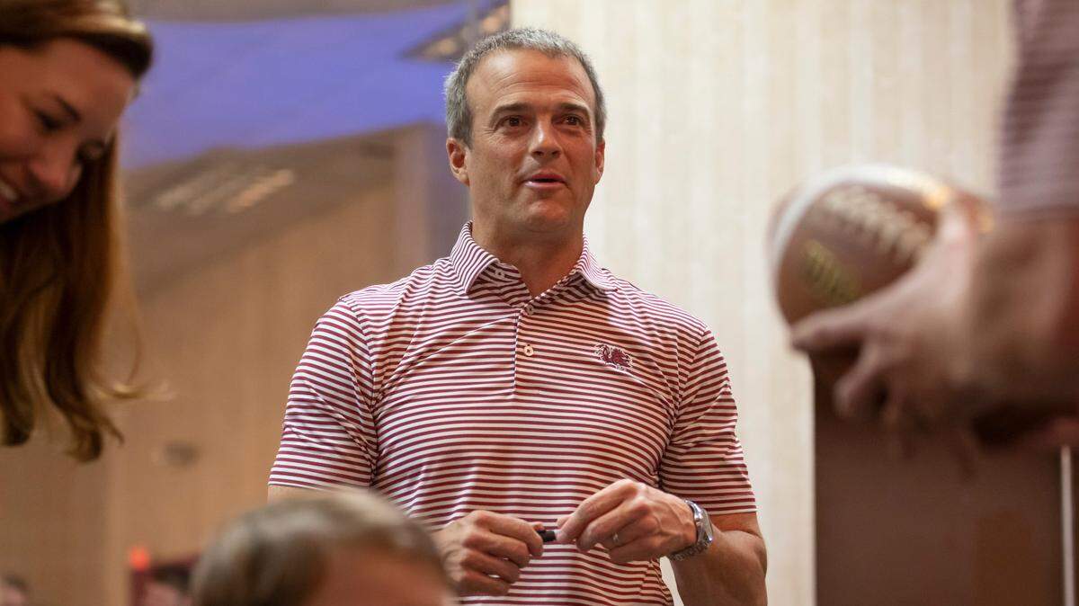 Football head coach Shane Beamer