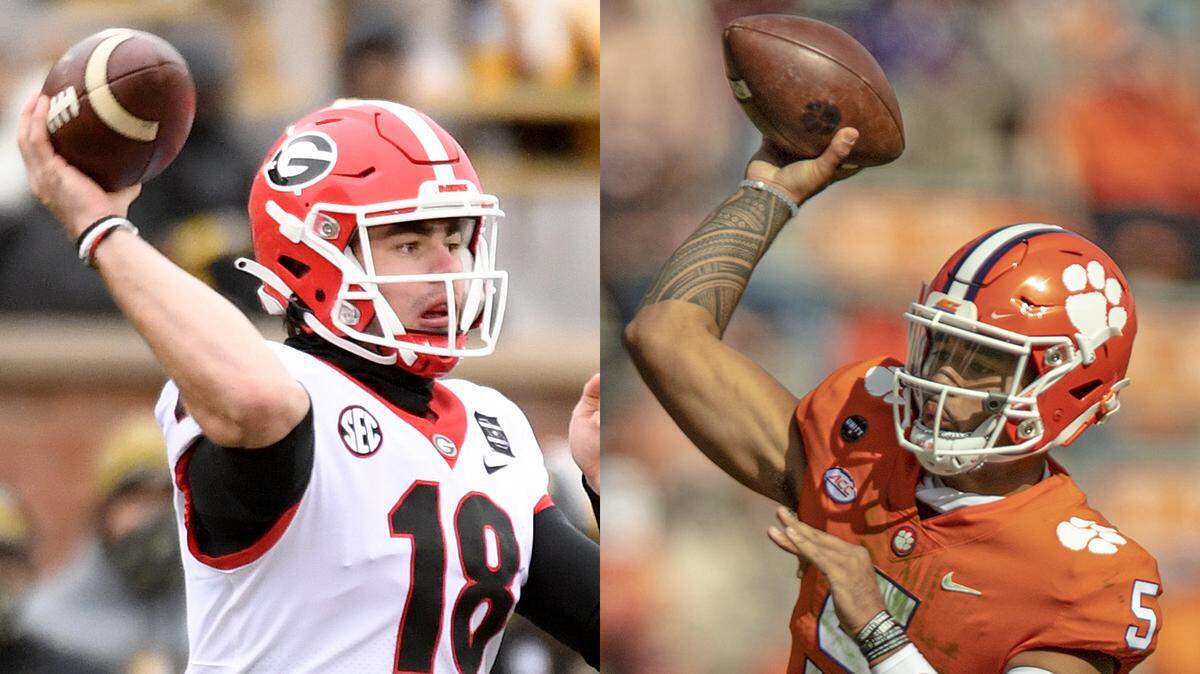 Clemson sophomore D.J. Uiagalelei and Georgia redshirt junior quarterback J.T. Daniels went to rival high schools in southern California. The two will share a field again for the first time since 2017 in the 2021 season opener at Bank of America Stadium in Charlotte.