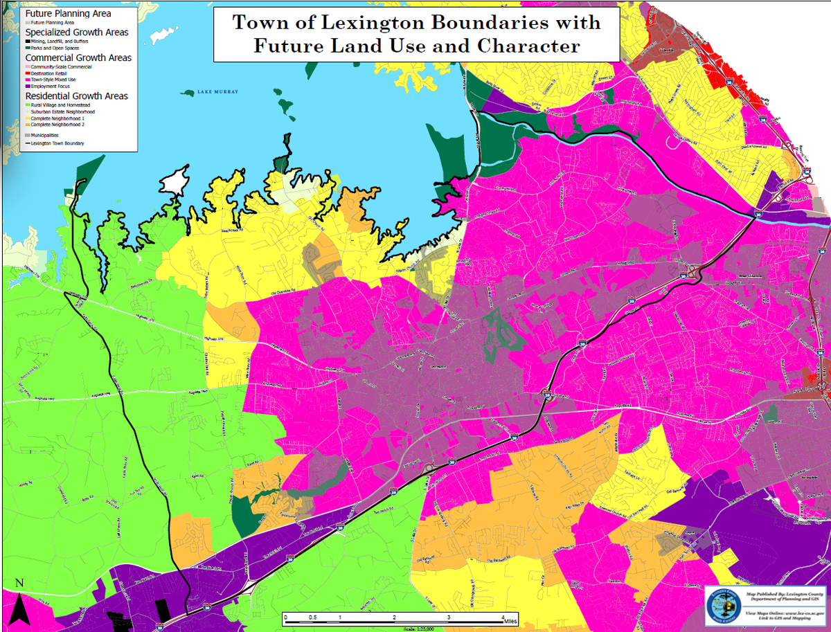 Growth plans in the Lexington, SC, area