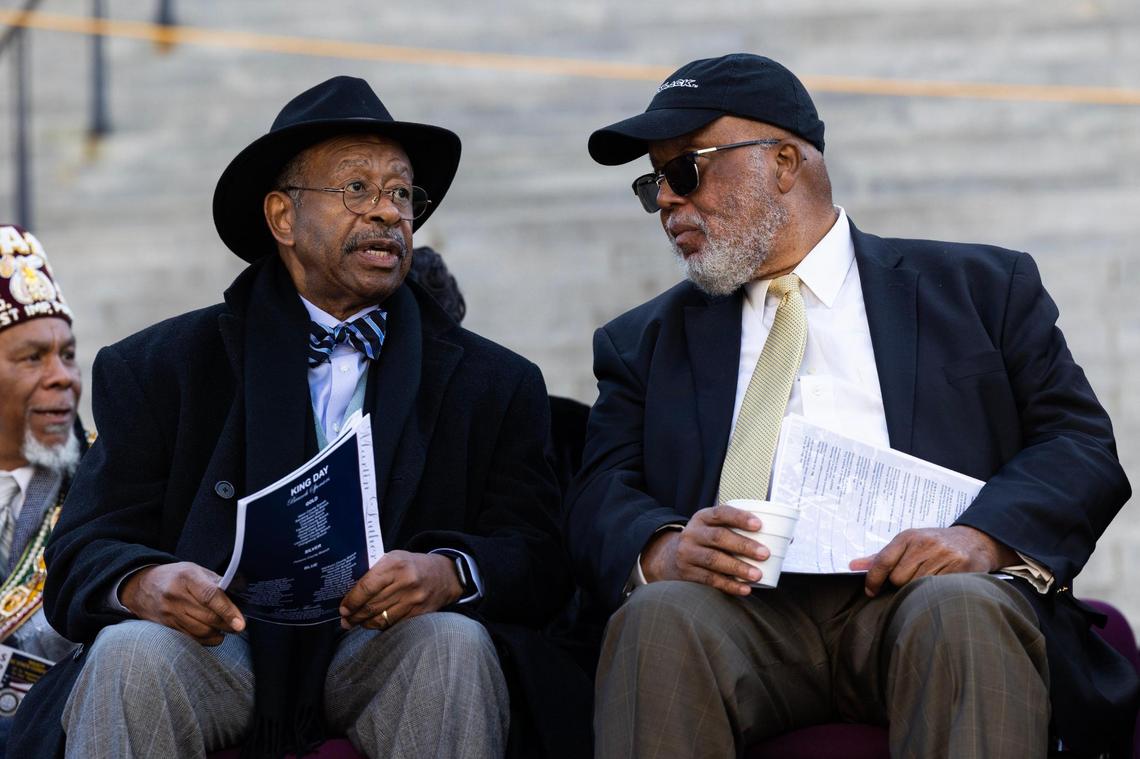 King Day at the Dome, a Martin Luther King Day celebration hosted by the South Carolina NAACP, on Monday, January 16, 2023. This is the first in-person celebration since 2020, and featured local religious leaders, politicians, activists and Representative Bennie Gordon Thompson of Mississippi.