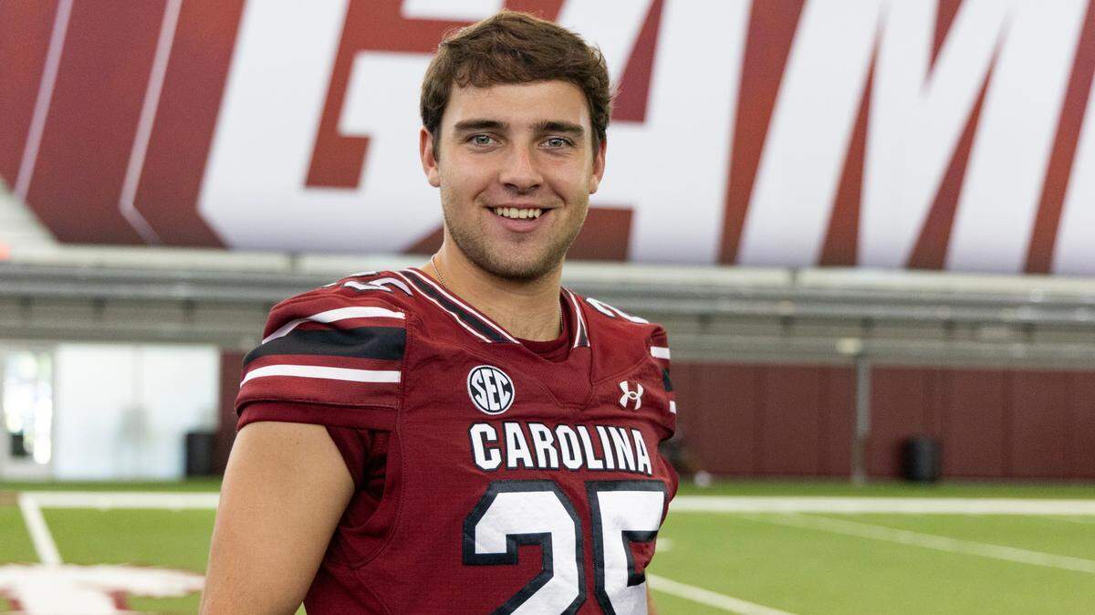 South Carolina’s Jimmy Francis at the team’s media day on Aug. 1.