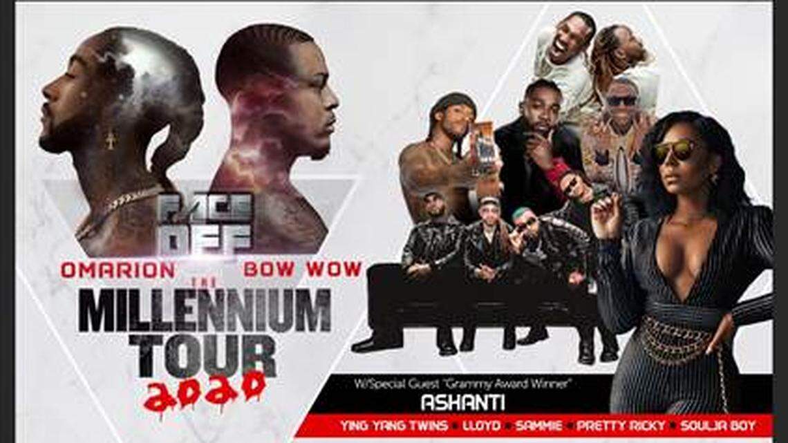 Some of the biggest names in hip hop will be in Columbia for a concert as part of the “Millennium Tour 2020.”