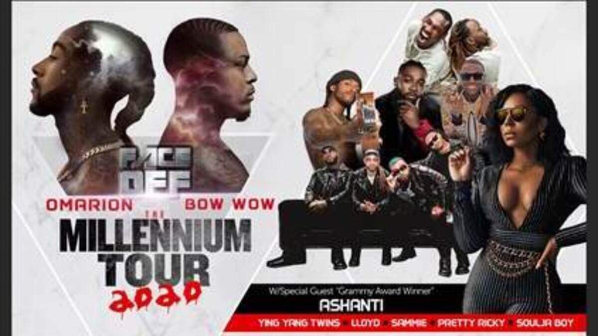 Some of the biggest names in hip hop will be in Columbia for a concert as part of the “Millennium Tour 2020.”