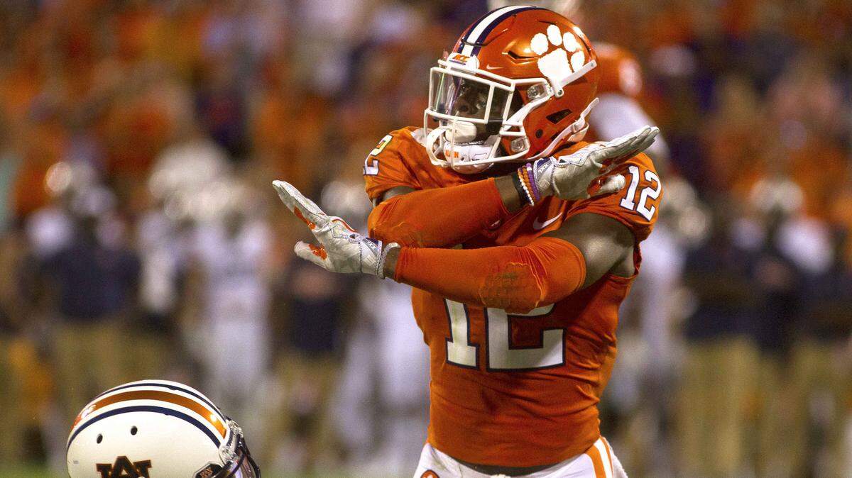 Clemson safety K'Von Wallace started six games last season.