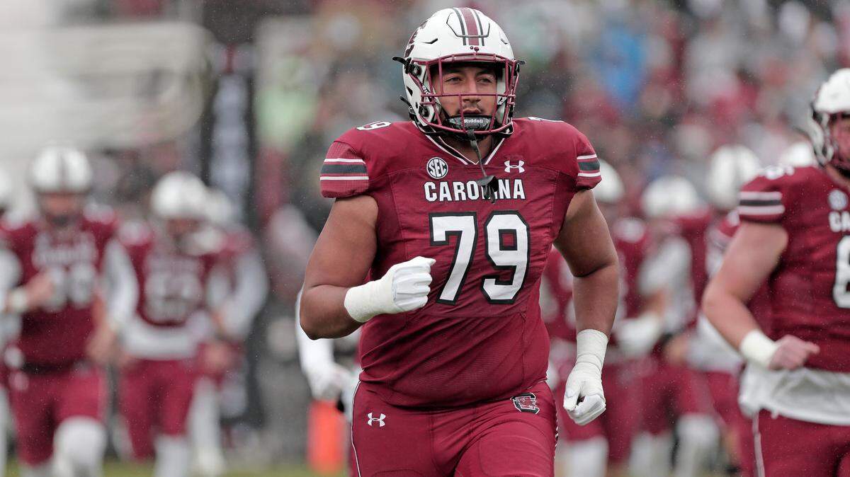 South Carolina’s Jaxon Hughes during the game against Vanderbilt on Saturday, Nov. 11, 2023 at Williams-Brice Stadium.