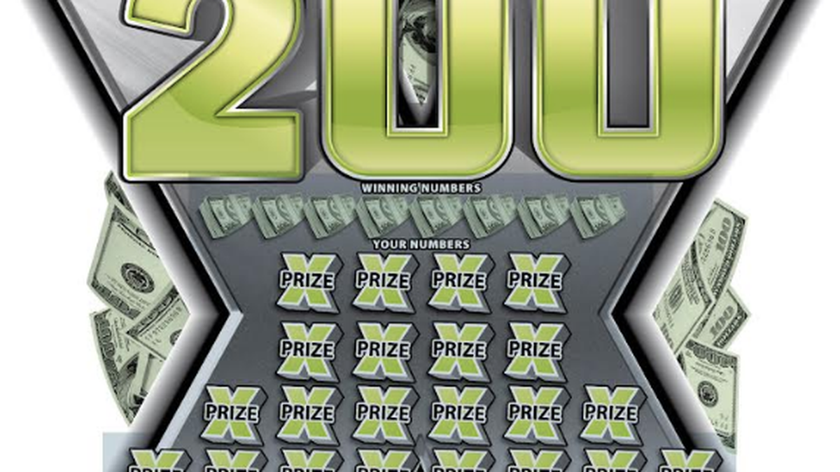 Top prize for 200X lottery game is $500,000.