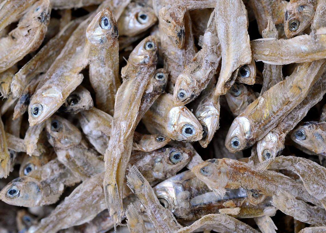 Sardines, shown in this file photo, were used to vandalize a car, the sheriff’s office said.