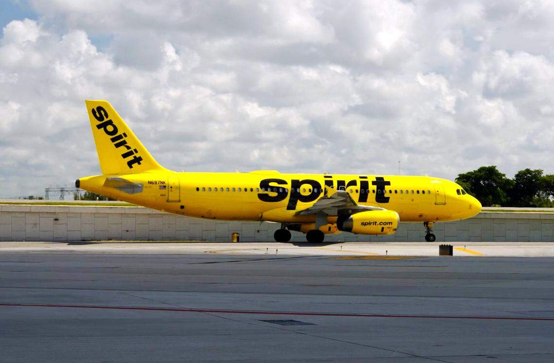 File photo of a Spirit Airlines aircraft