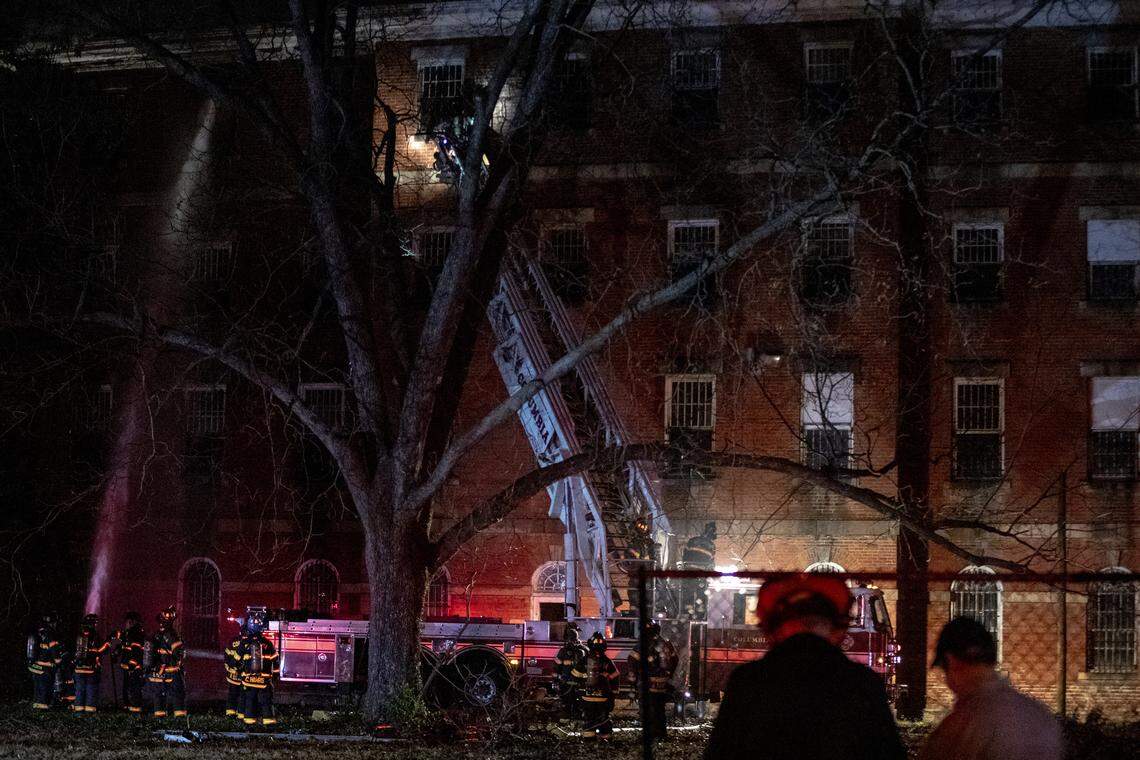 The historic Babcock building on Bull Street was damaged by fire on Thursday.