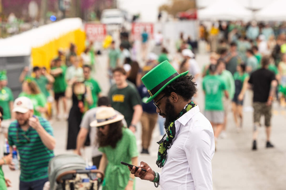 The St. Pat’s in Five Points festival in Columbia, South Carolina on Saturday, March 15, 2025.