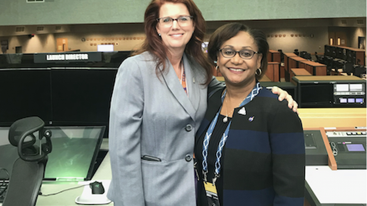Charlie Blackwell-Thompson is the launch director at Kennedy Space Center and Vanessa Wyche is the director of the Johnson Space Center.