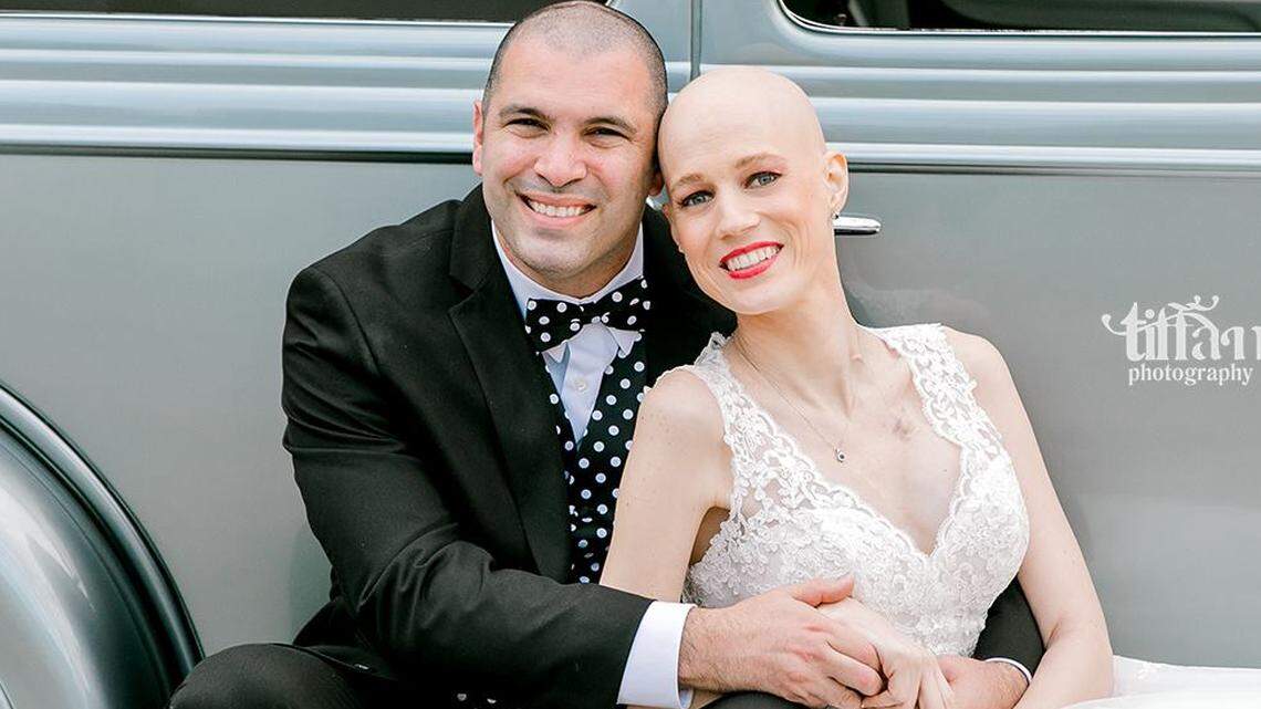 Doctors told woman with cancer to move up wedding day. She refused, had best day ever
