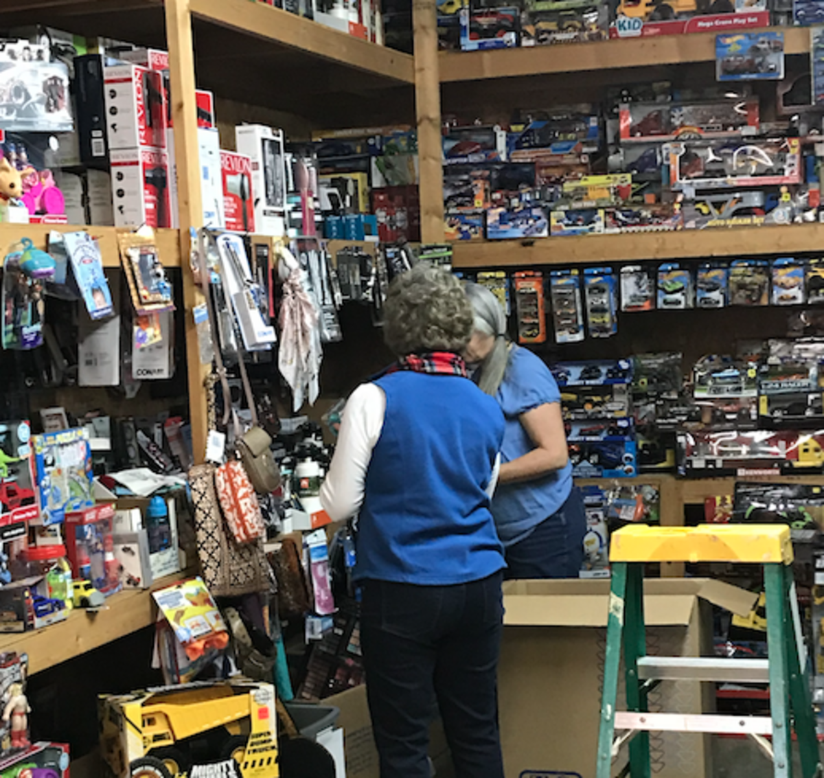 Volunteers staff the Country Santa building every day beginning Dec. 1 until Christmas Eve.