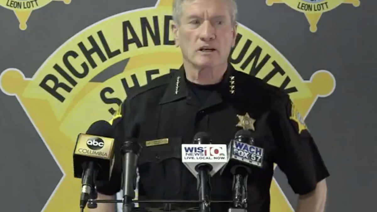 Richland County Sheriff Leon Lott held a press conference Friday regarding the Meadowlake Park shooting.