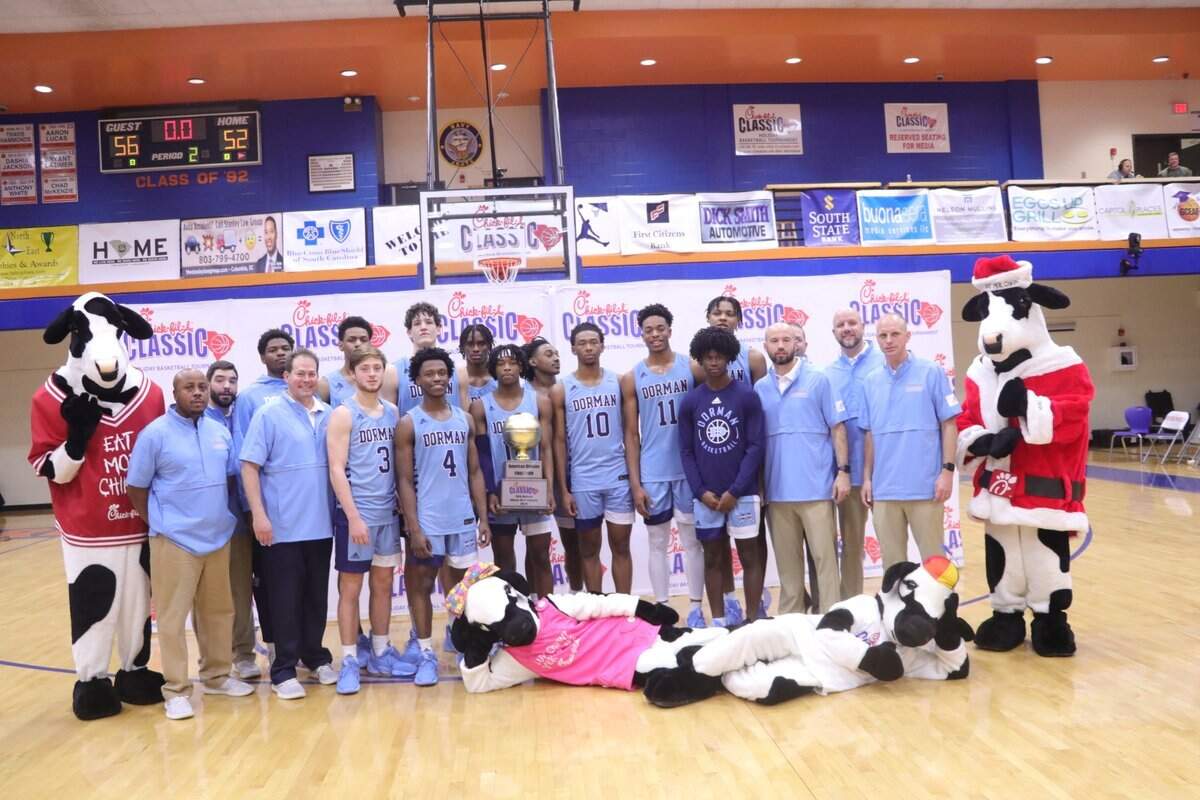 Dorman defeated Greensboro Day to win the American Division championship at the Chick-fil-A Classic tournament on Dec. 23.