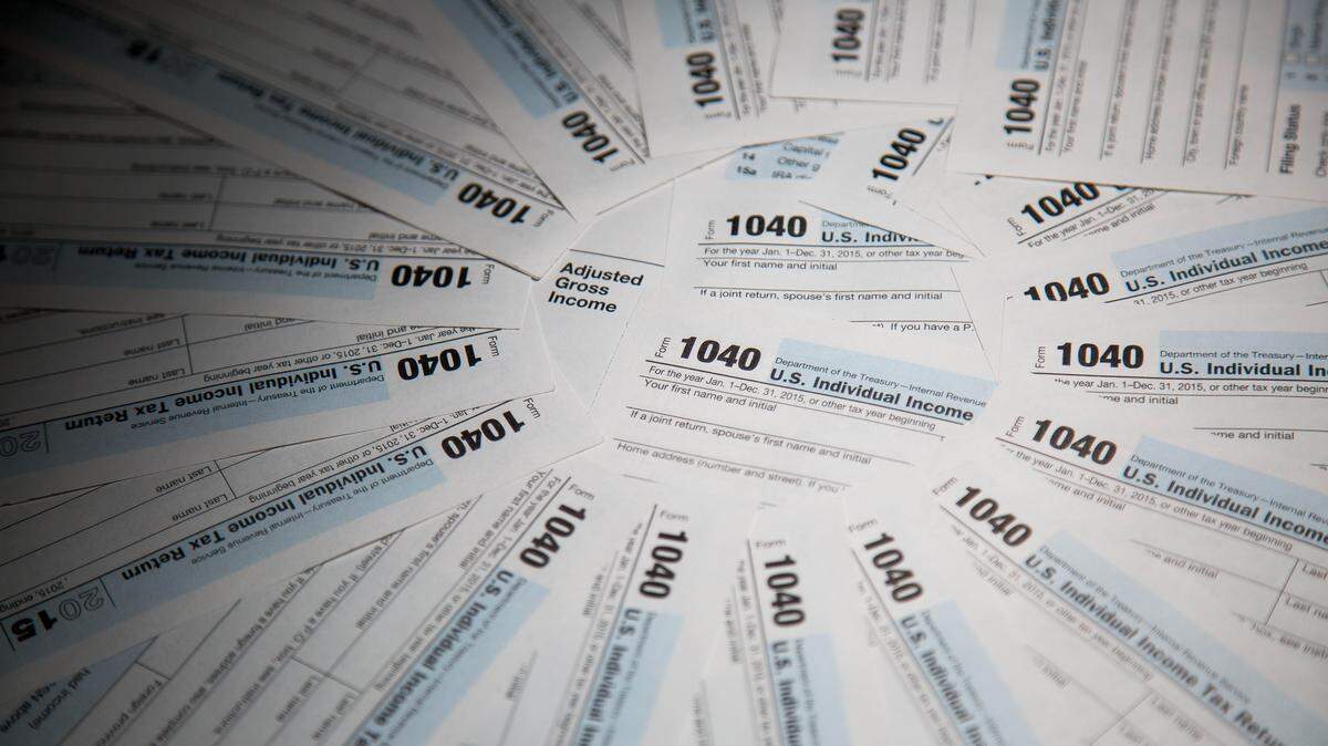 U.S. Department of the Treasury Internal Revenue Service (IRS) 1040 Individual Income Tax forms