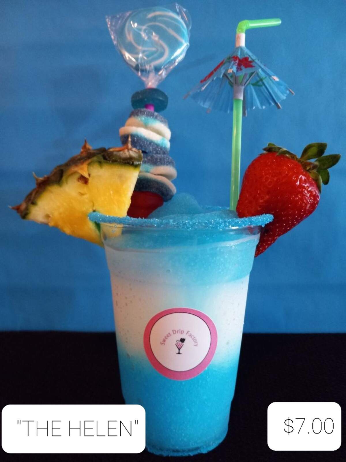 One of Sweet Drip Factory’s specialty drinks, “The Helen,” is named in honor of the owner’s grandmother.
