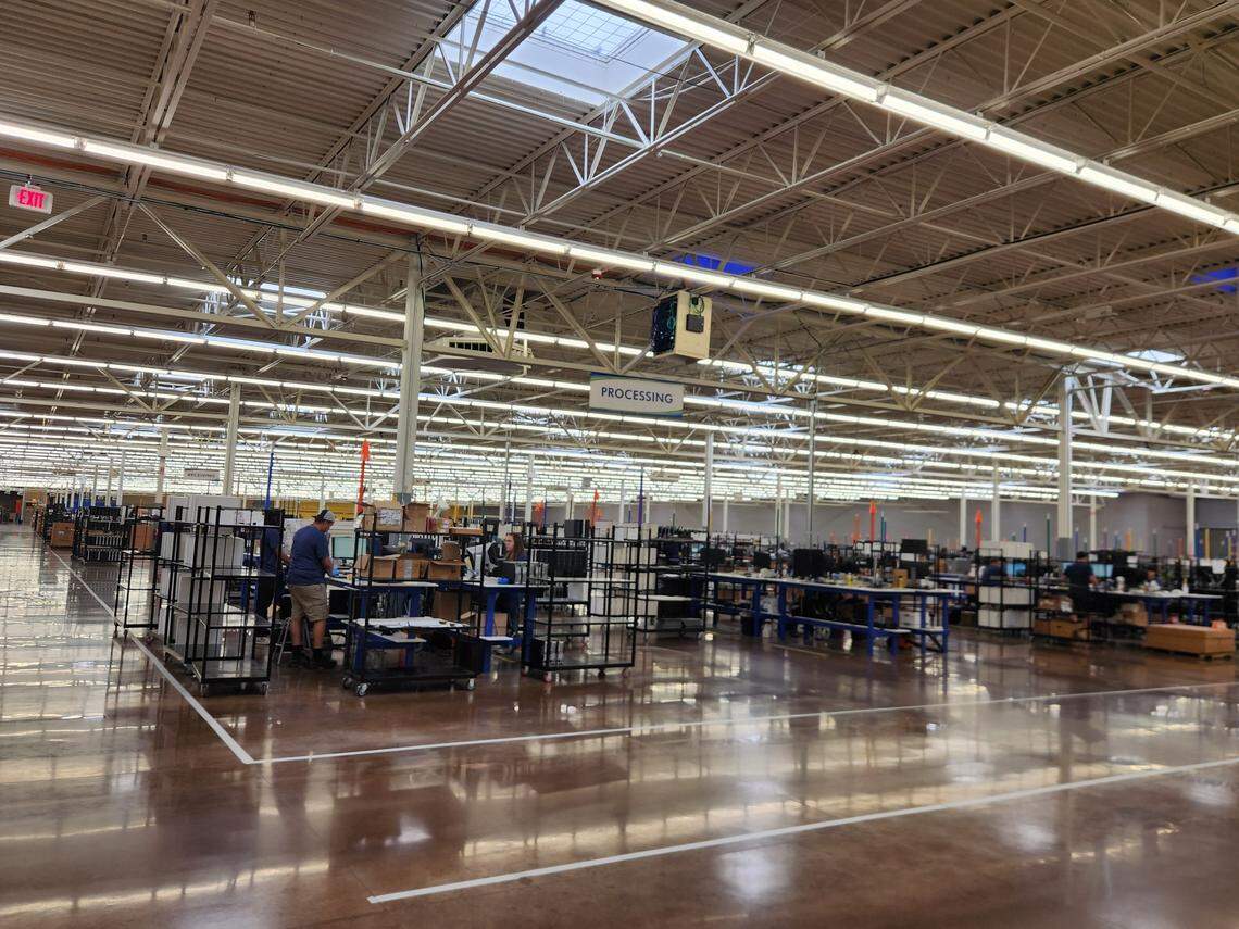 EPC, Inc., a company that refurbishes and disposes of IT equipment, operates at 1326 Bush River Road in Columbia, in a former Walmart store.