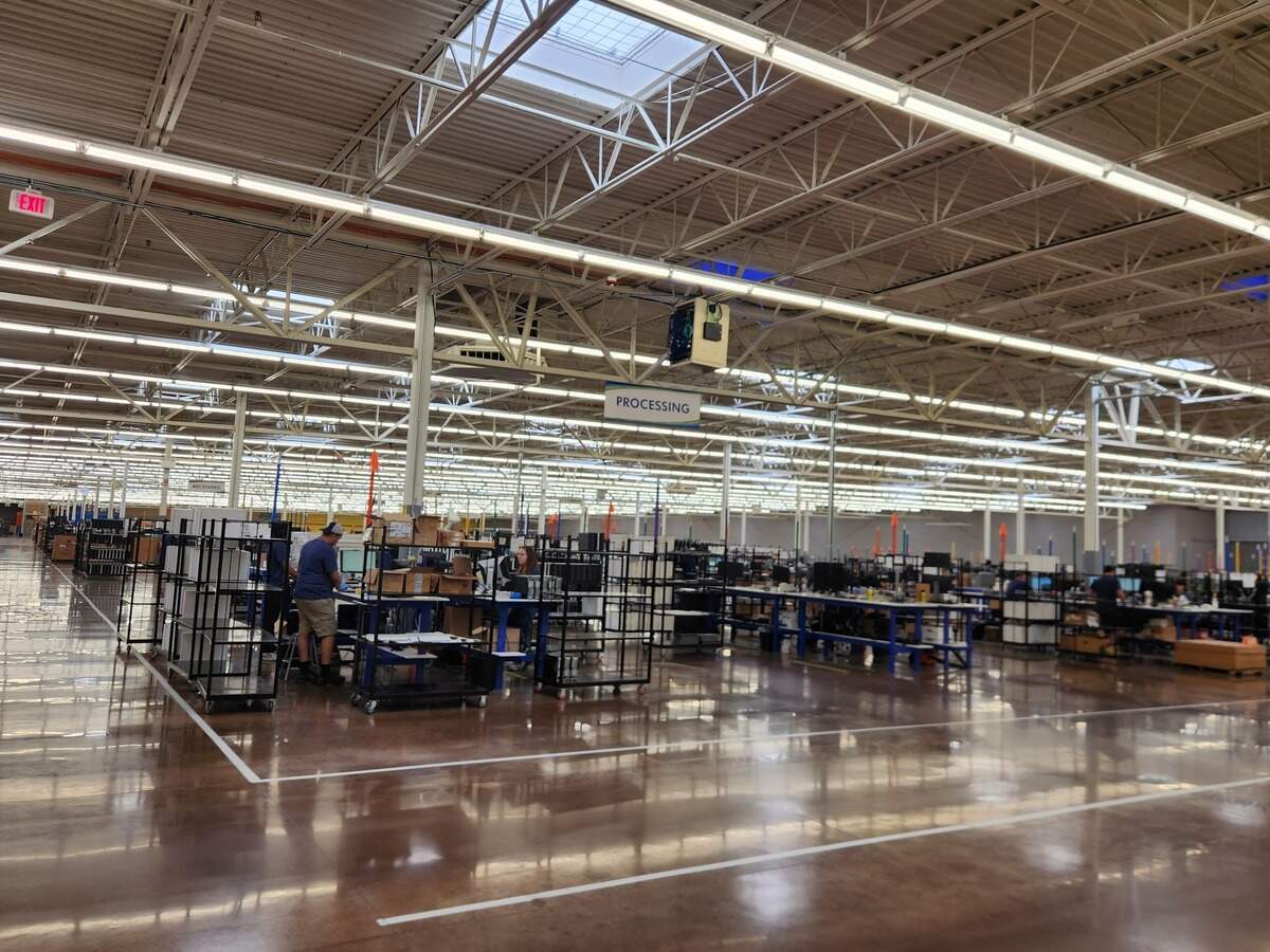 EPC, Inc., a company that refurbishes and disposes of IT equipment, operates at 1326 Bush River Road in Columbia, in a former Walmart store.