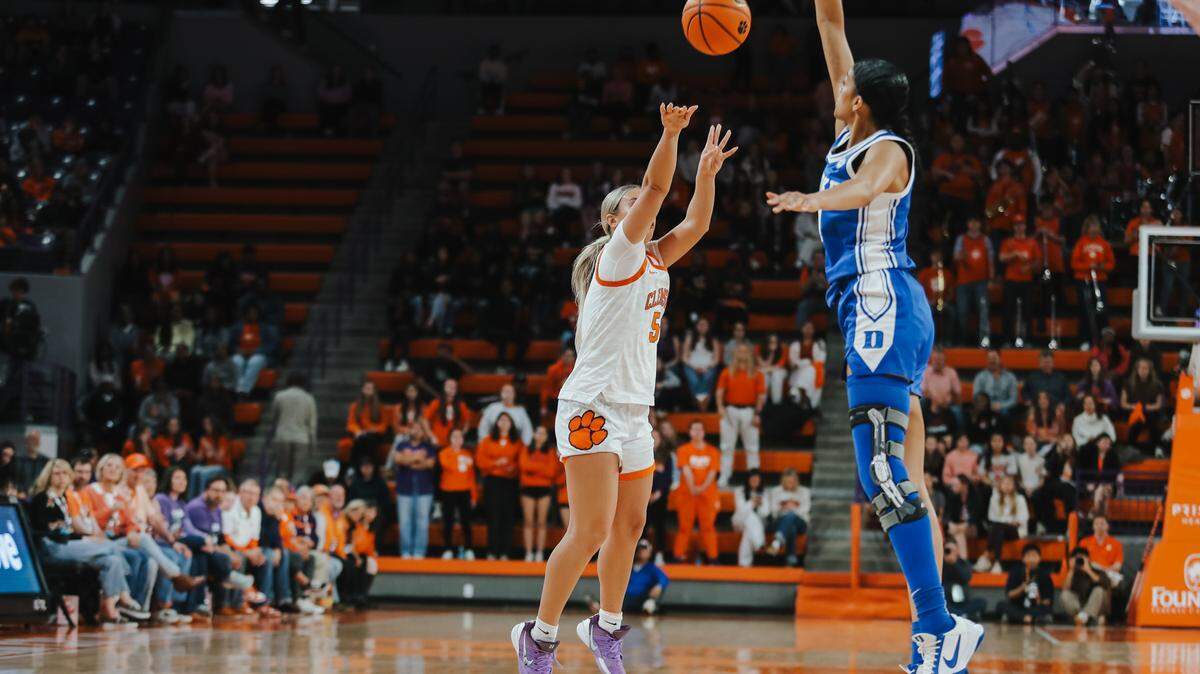 Clemson women’s basketball guard Hannah Kohn’s game-winning 3-pointer gave the Tigers a signature win over No. 9 Duke.