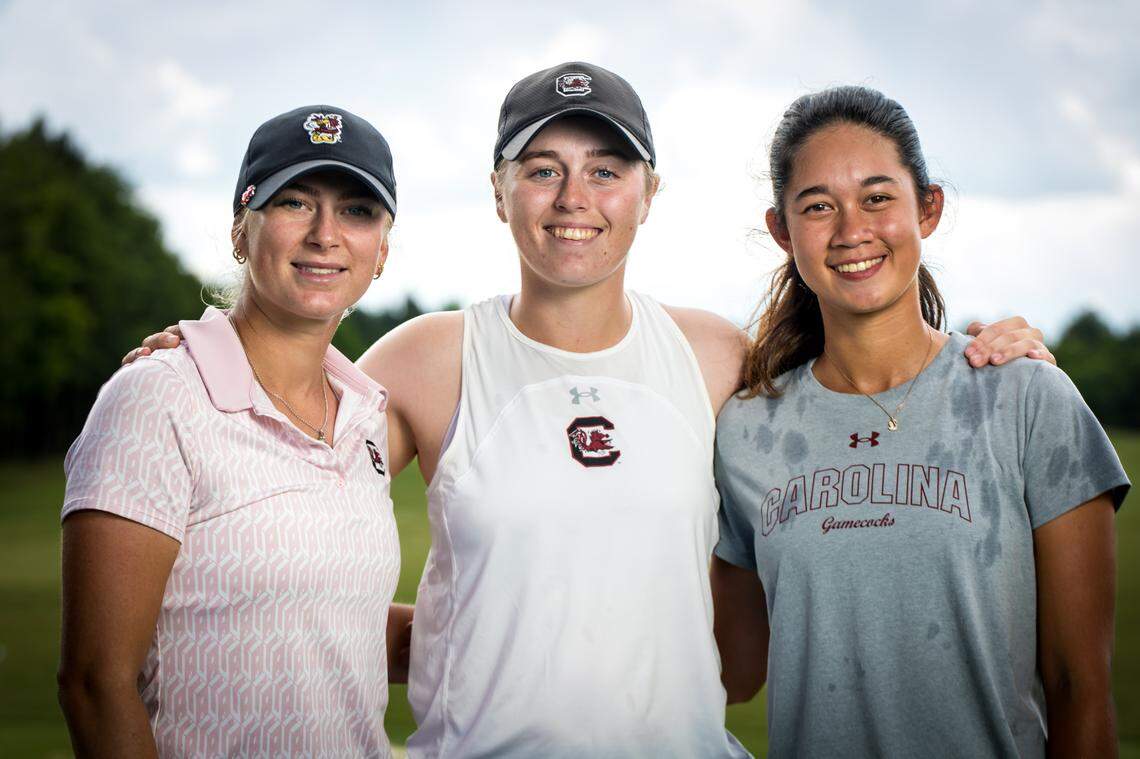 South Carolina golfers, from left, Louise Rydqvist, Hannah Darling and Eila Galitsky are all inside the Top 20 of the world amateur rankings.