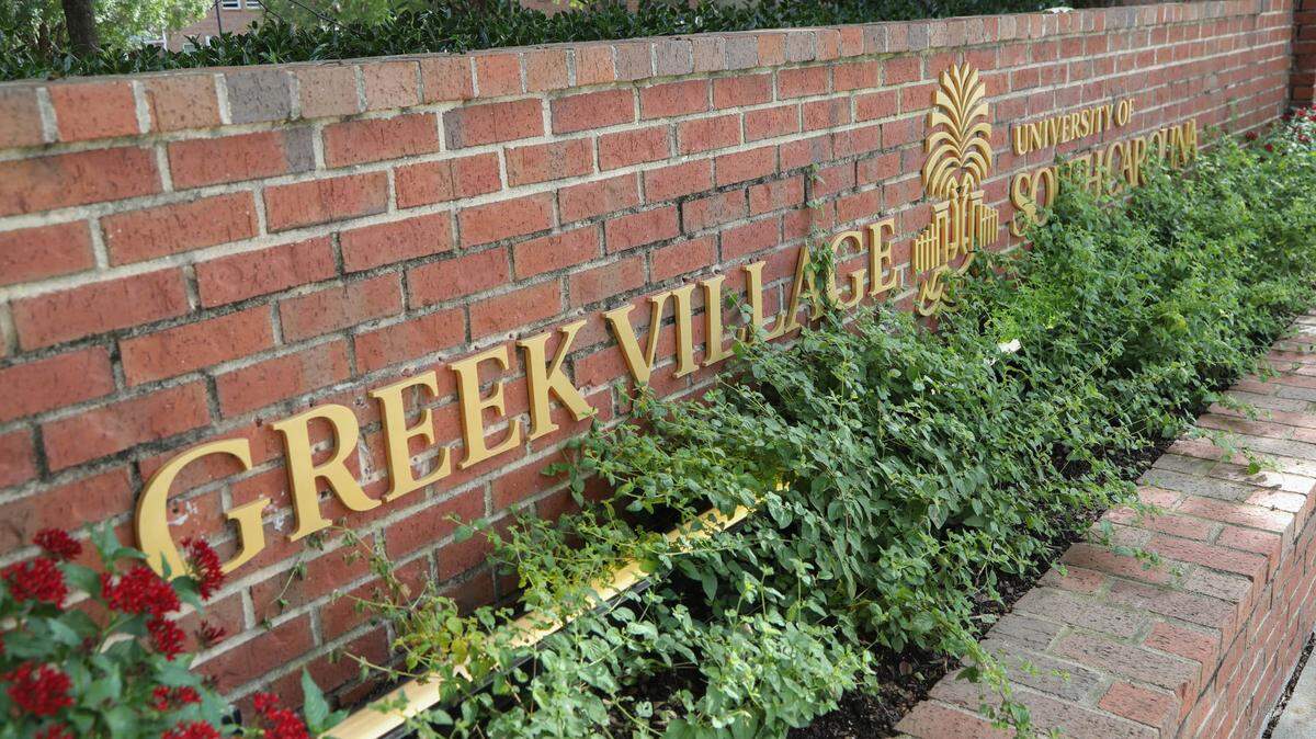 The Greek Village at The University of South Carolina. 8/27/20