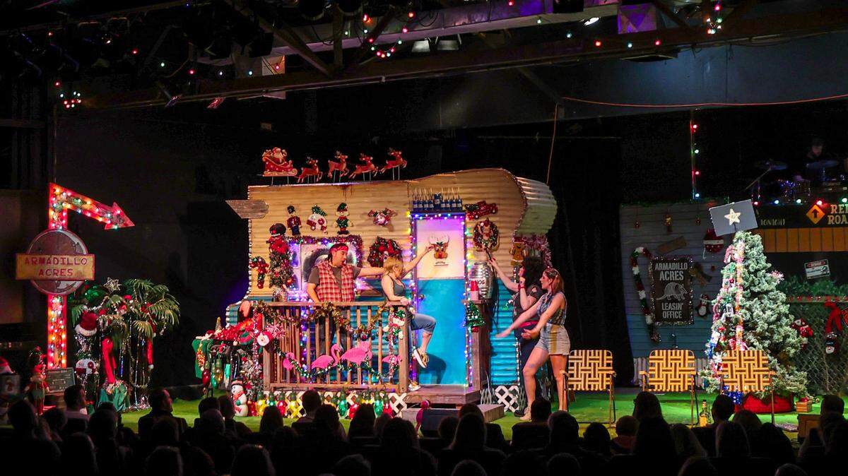 Trustus Theatre’s performance of The Great American Trailer Park Christmas Musical in Columbia on Friday Dec. 13, 2024.
