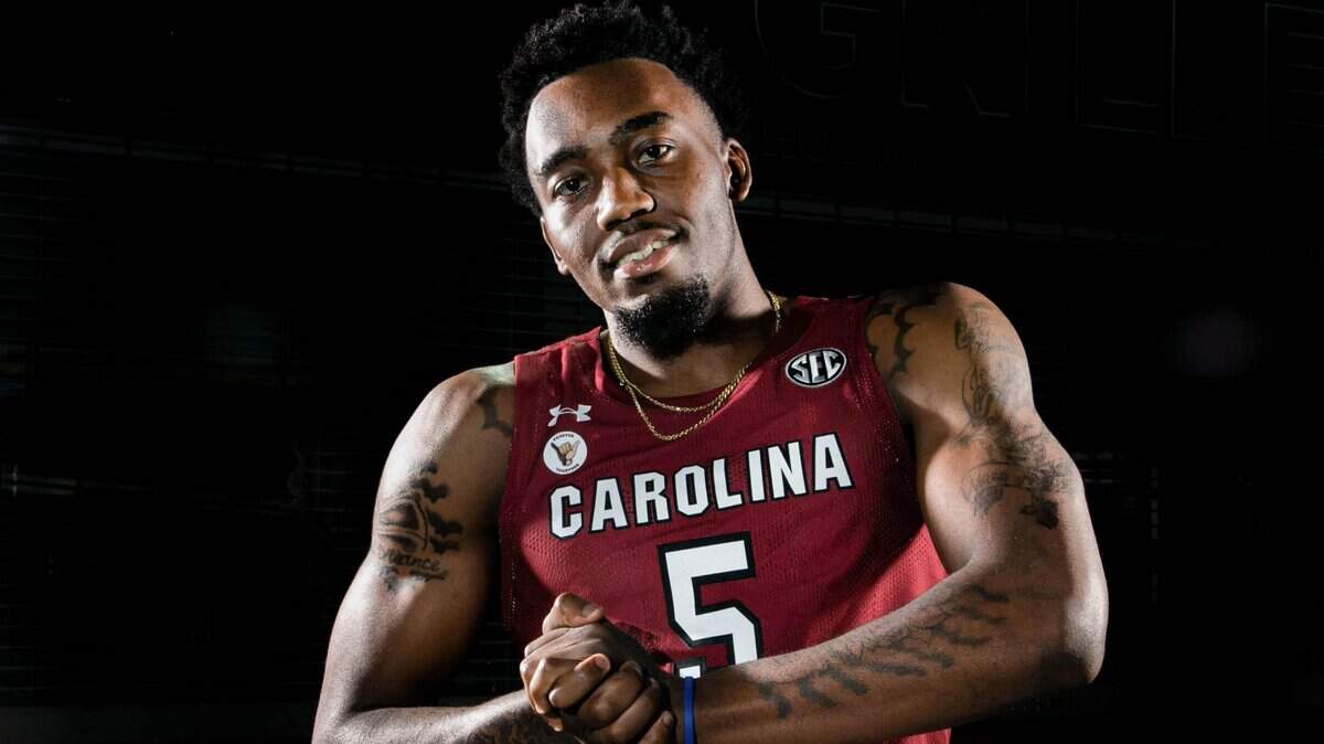 University of South Carolina basketball team member Jermaine Couisnard.