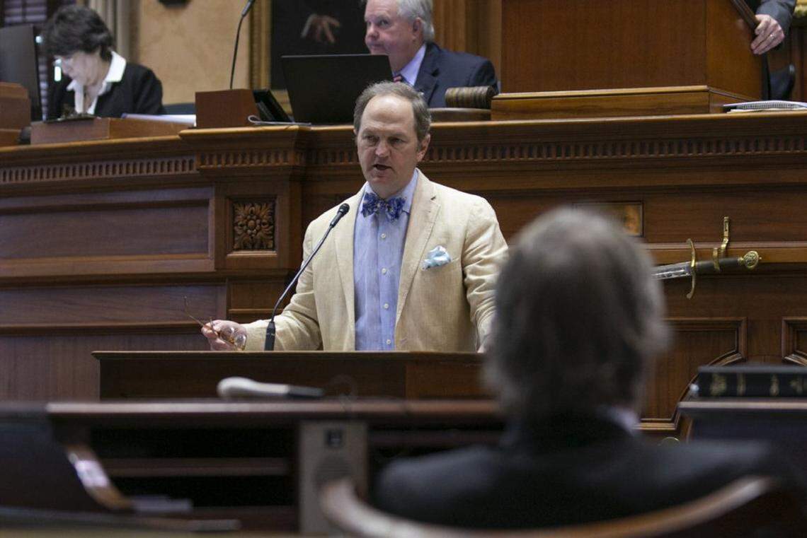 State Sen. Greg Gregory, R-Lancaster, defended directing $500,000 to a nonprofit run by his wife, noting that she is an unpaid volunteer for the organization.