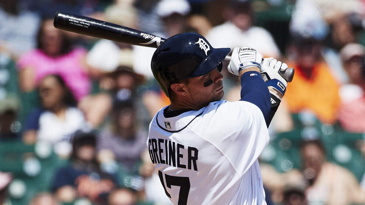 Detroit Tigers catcher Grayson Greiner (17)