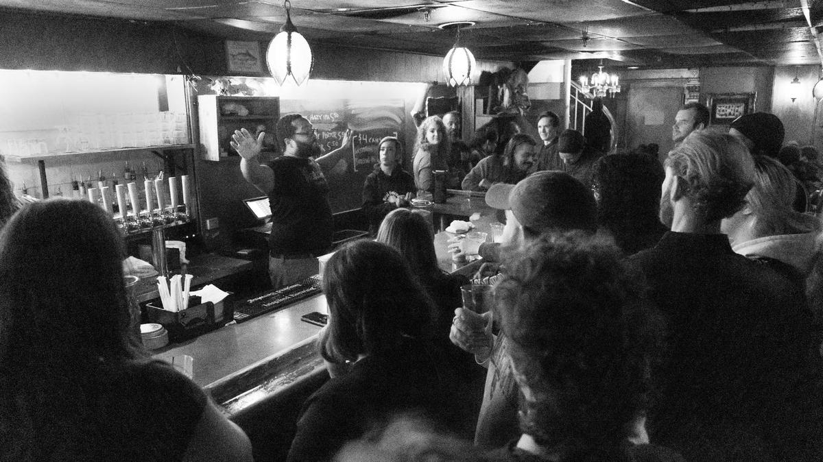 Customers flooded into The Whig on its last night of business. The bar closed for good at about 2 a.m. Nov. 20, 2022.
