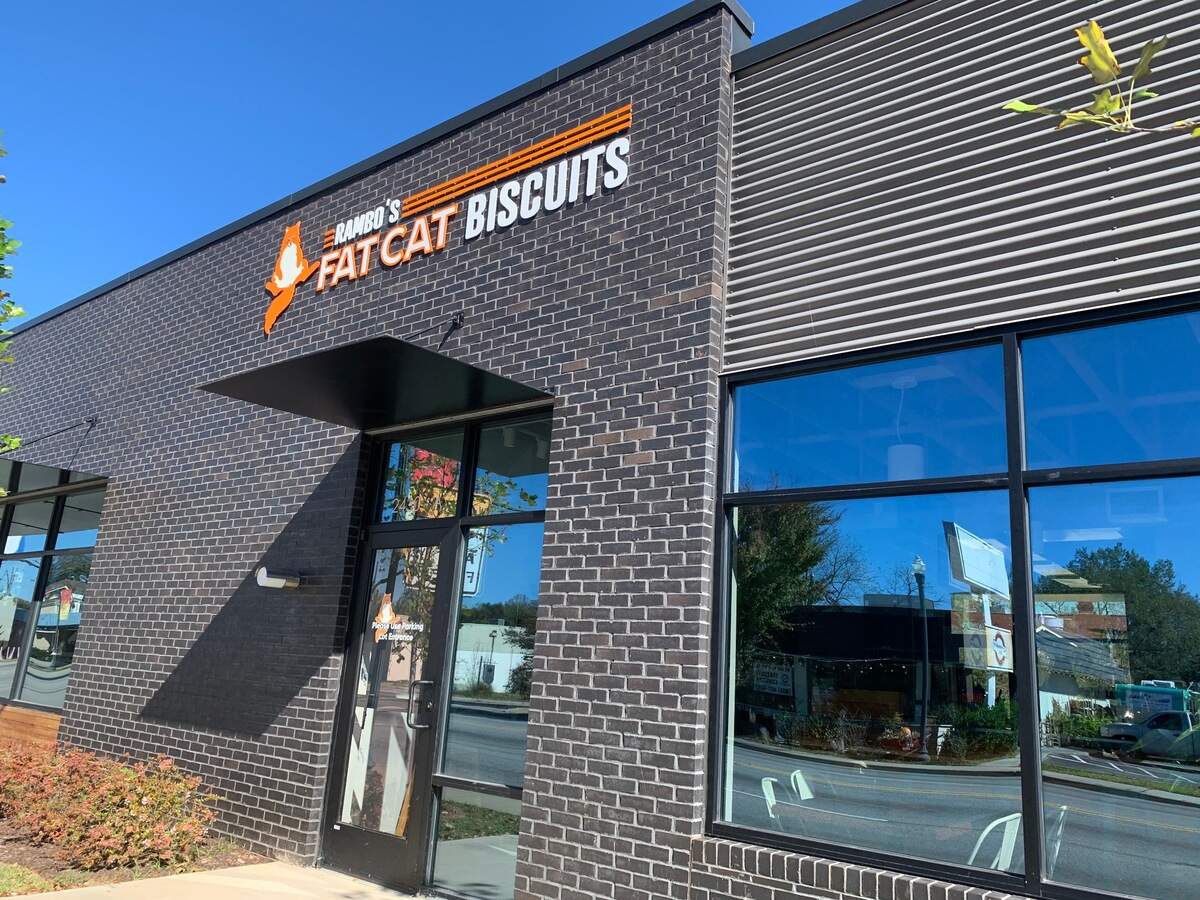 Rambo’s Fat Cat Biscuits will open on Main Street in Columbia Nov. 19, 2020.