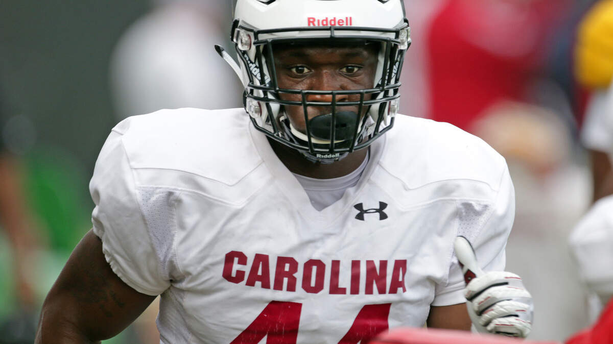 South Carolina linebacker Sherrod Greene