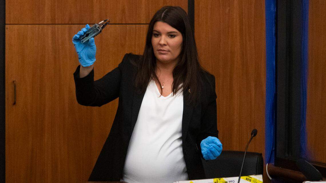 Witness displays knife-like tool authorities say Rowland used in ‘fake Uber’ murder