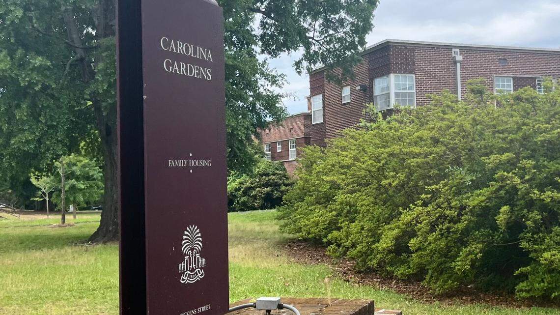 Carolina Gardens, a vacant apartment complex owned by the University of South Carolina.