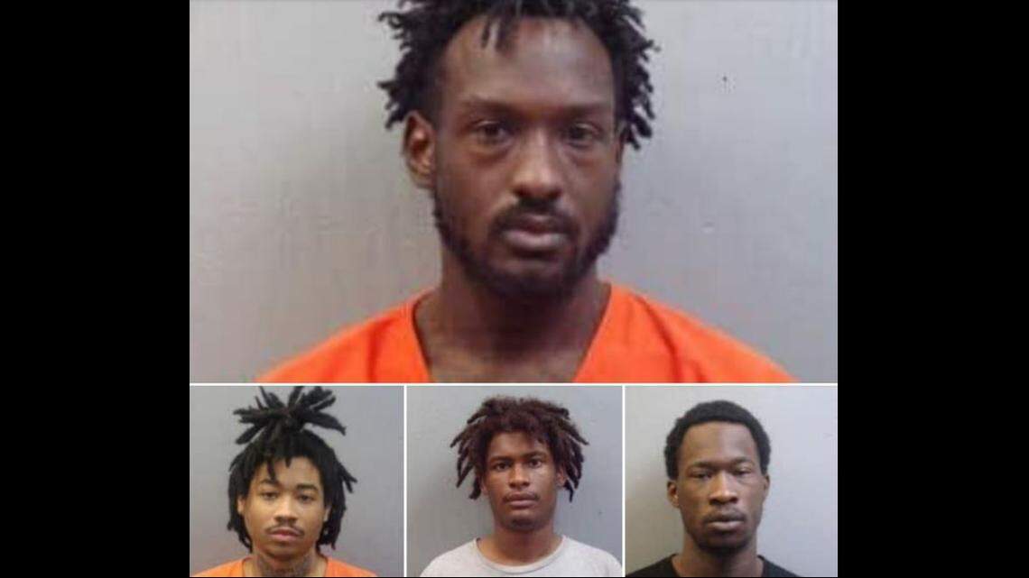There’s a search for escaped inmates, clockwise from top, Anton Conway Bennett, Kyonne Marquise McLeod, Emanuel Rondo Planco and De’Shawn Malik Fox.